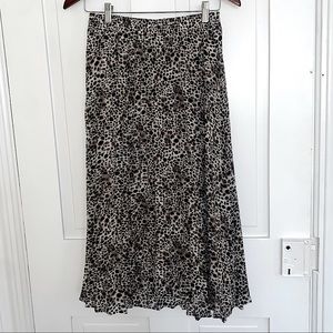 Leopard Midi Skirt